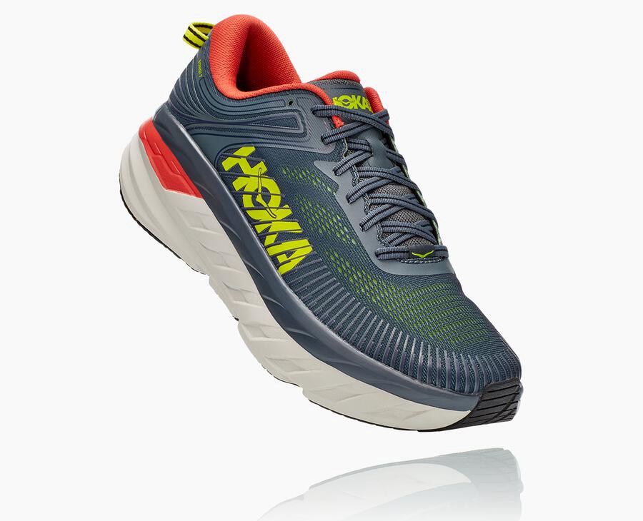 Hoka One One Tenisky Panske Námornícka Modrá - Bondi 7 - 62103-COKB